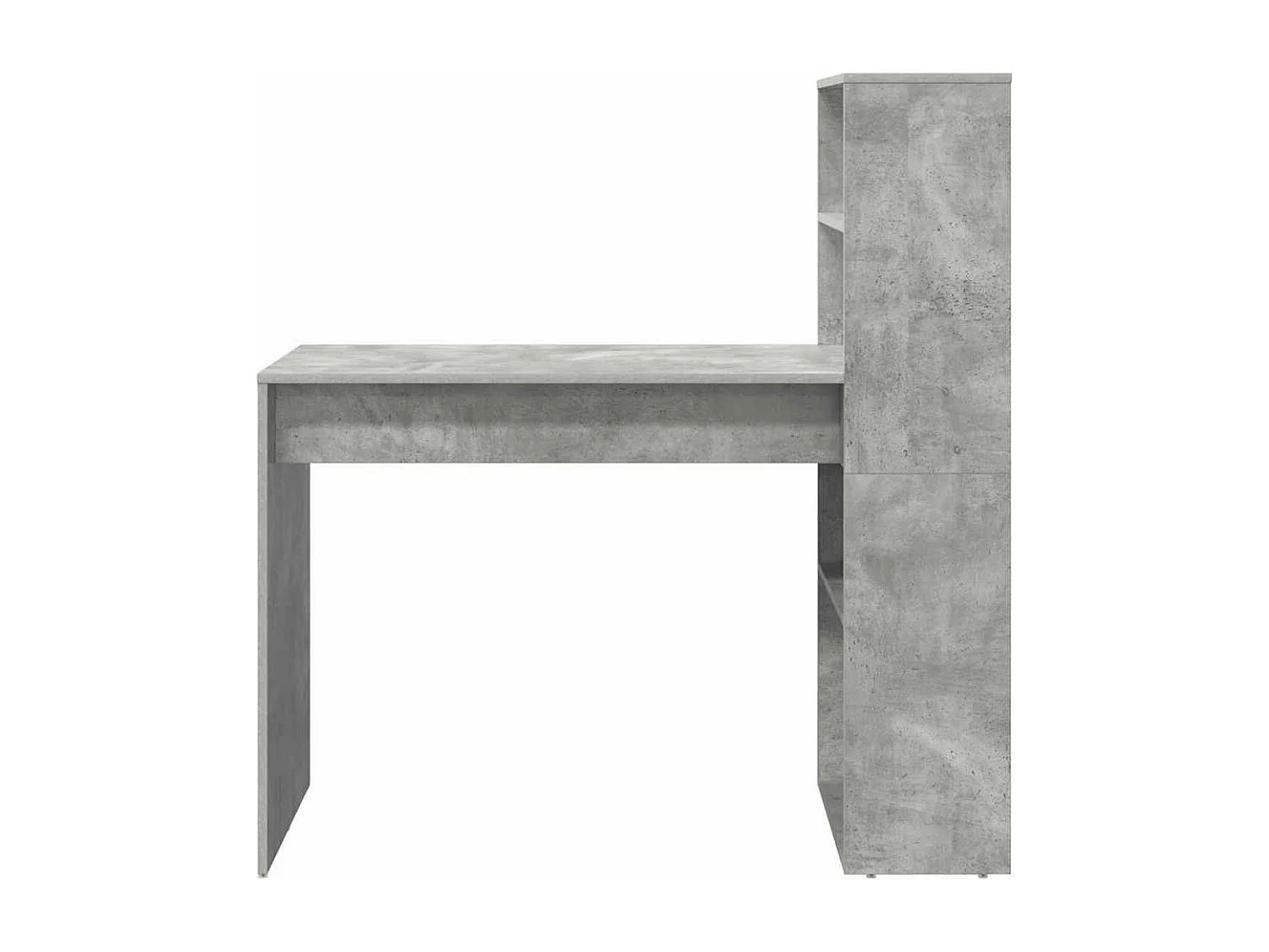 Bureau Gris béton 113 x 54 x 120 cm Bois d'ingénierie