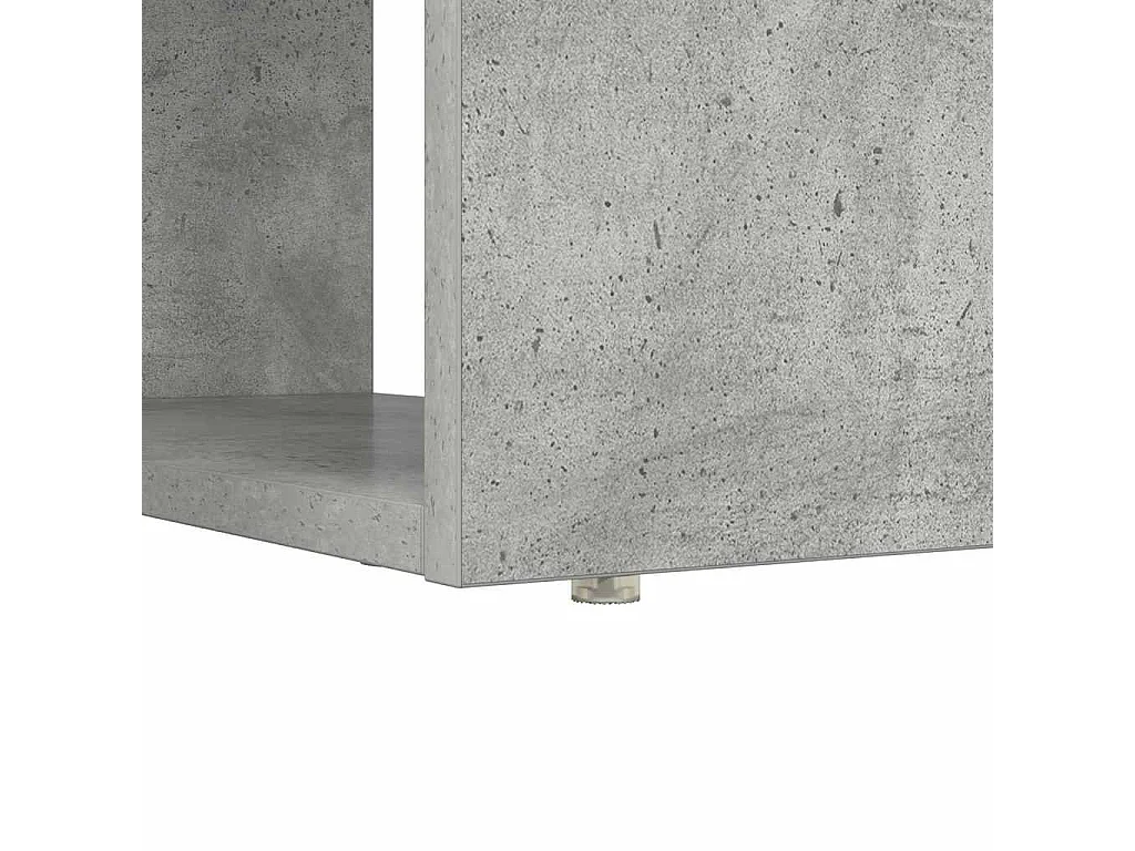 Bureau Gris béton 113 x 54 x 120 cm Bois d'ingénierie