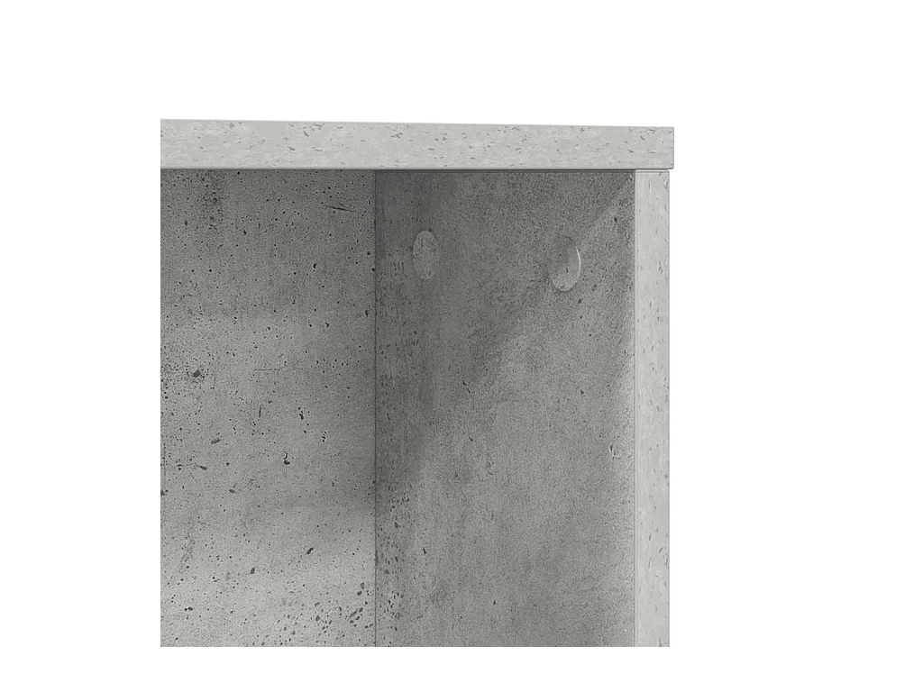 Bureau Gris béton 91 x 50 x 149 cm Bois d'ingénierie