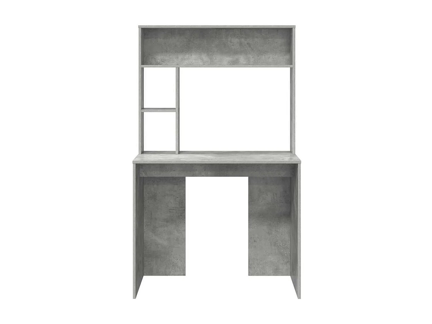 Bureau Gris béton 91 x 50 x 149 cm Bois d'ingénierie