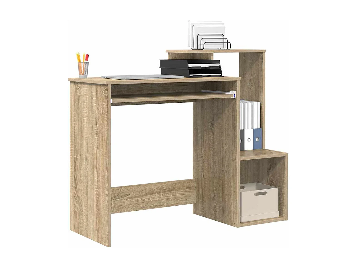 Bureau Chêne sonoma 106 x 40 x 88.5 cm Bois d'ingénierie