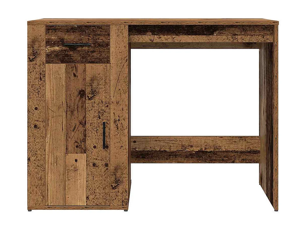 Bureau vieux bois 100x49x75 cm bois d'ingénierie