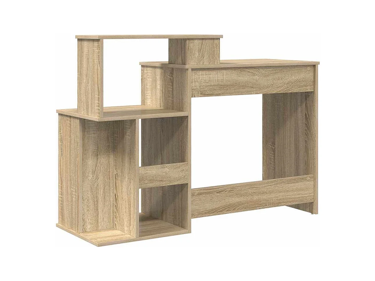 Bureau avec Rangement Chêne sonoma 120.5 x 44 x 88.5 cm