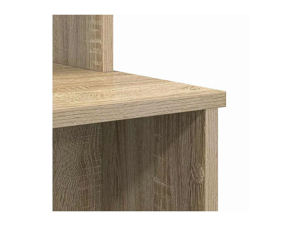 Bureau avec Rangement Chêne sonoma 120.5 x 44 x 88.5 cm