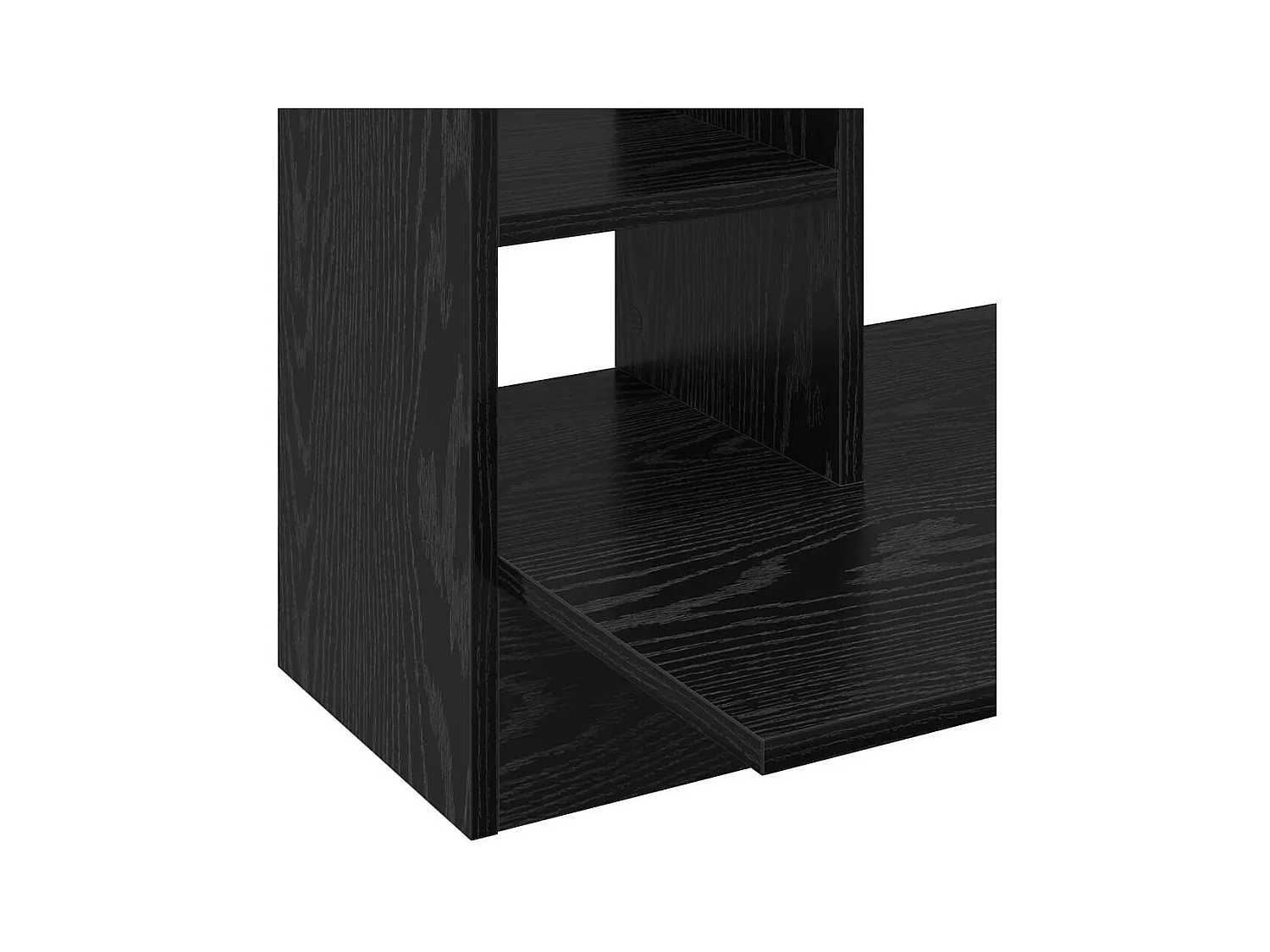 Bureau mural Chêne noir 105 x 48 x 75 cm Bois d'ingénierie