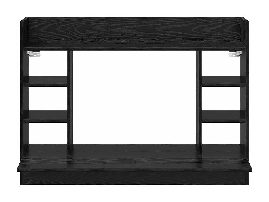 Bureau mural Chêne noir 105 x 48 x 75 cm Bois d'ingénierie