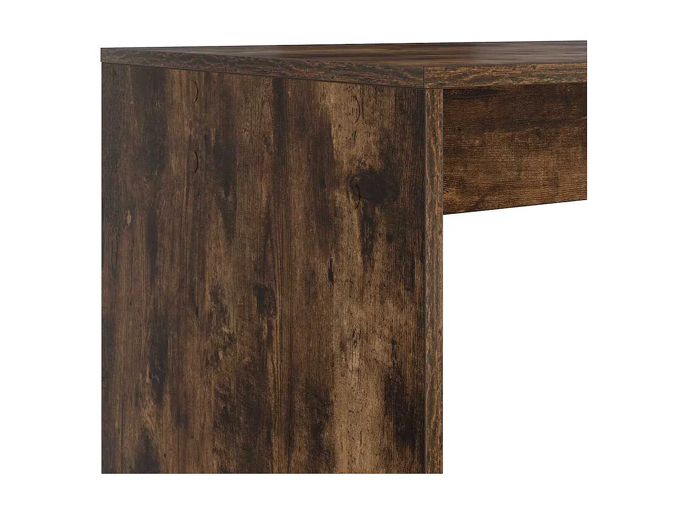 Bureau Chêne fumé 108 x 55 x 103,5 cm Bois d'ingénierie