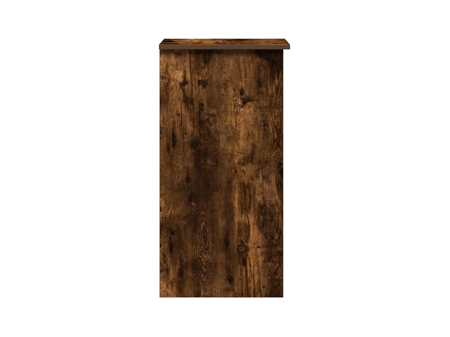 Bureau avec étagères chêne fumé 84x40x78 cm bois d'ingénierie