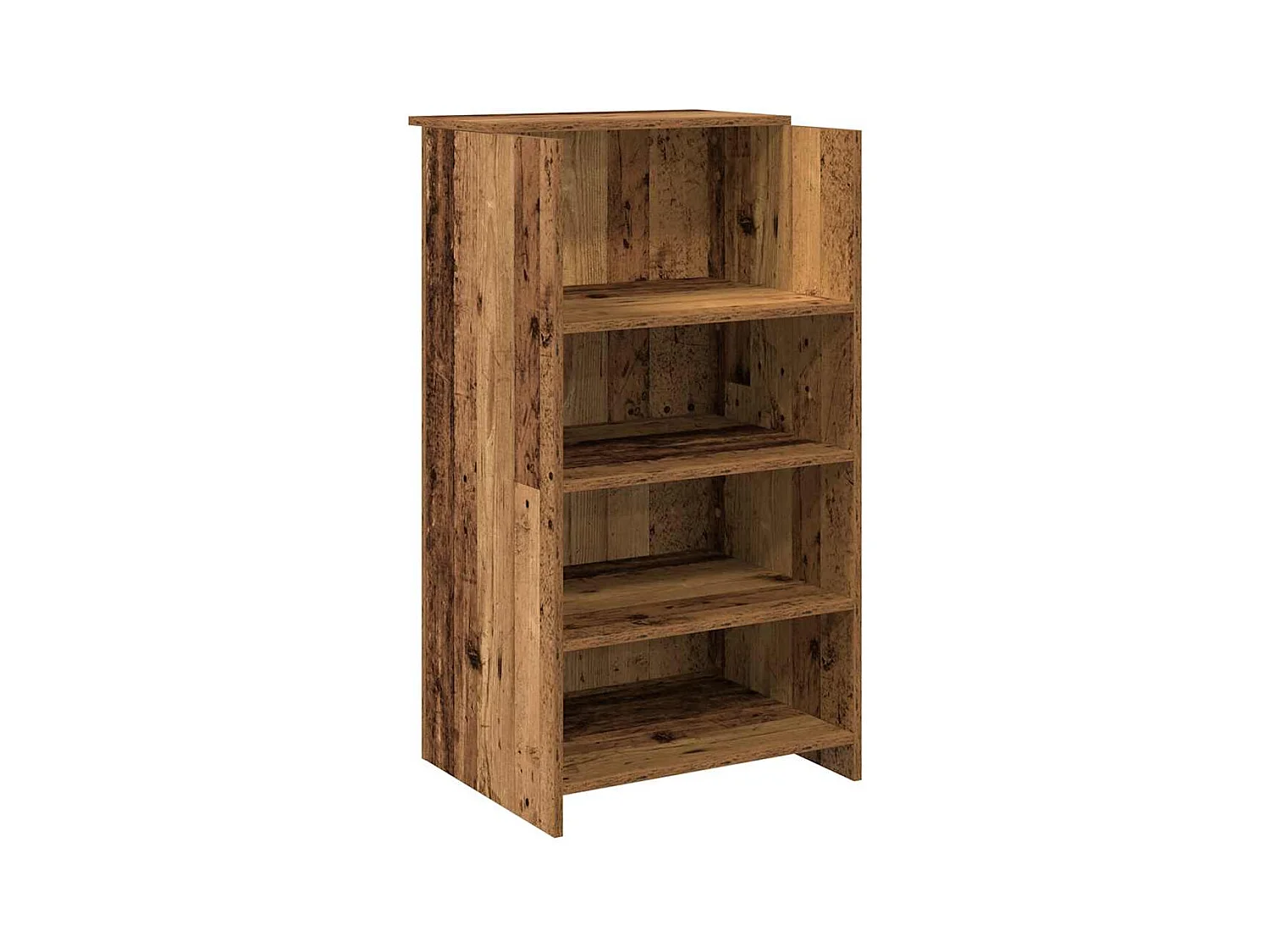 Bureau de réception vieux bois 155x50x103,5cm bois d'ingénierie