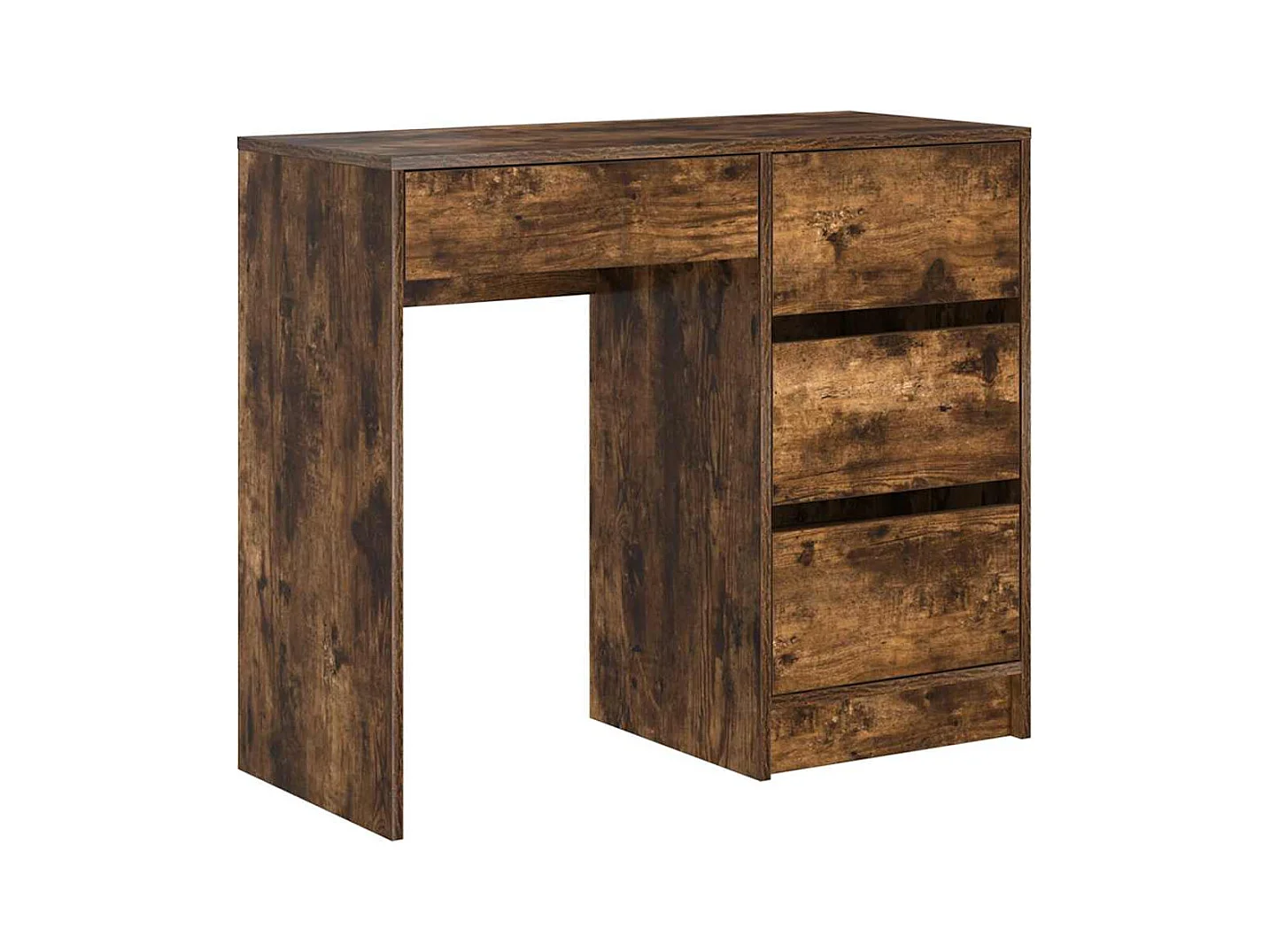 Bureau Chêne fumé 90 x 37,5 x 75 cm Bois d'ingénierie
