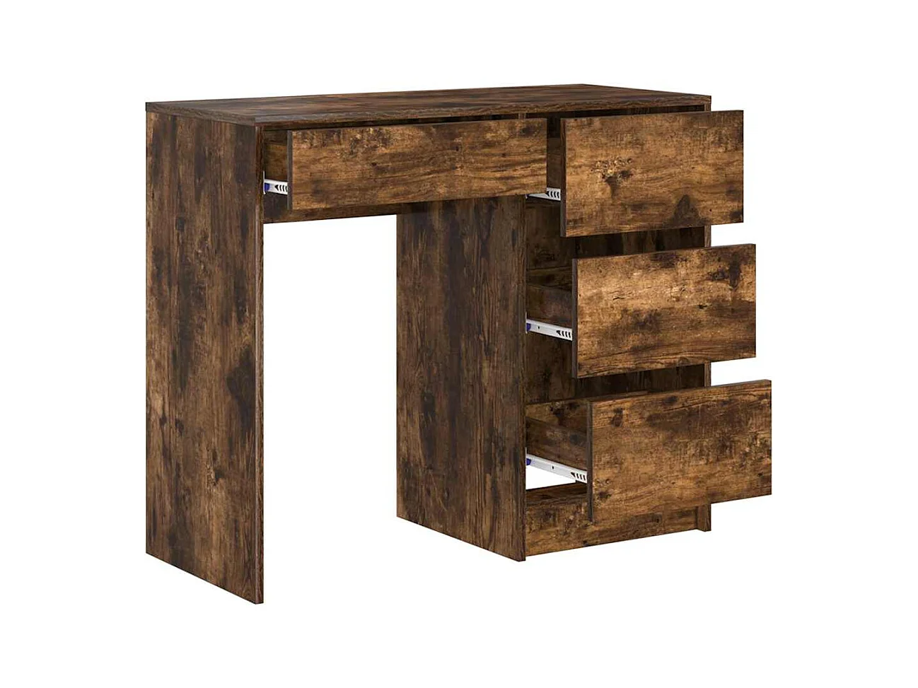 Bureau Chêne fumé 90 x 37,5 x 75 cm Bois d'ingénierie