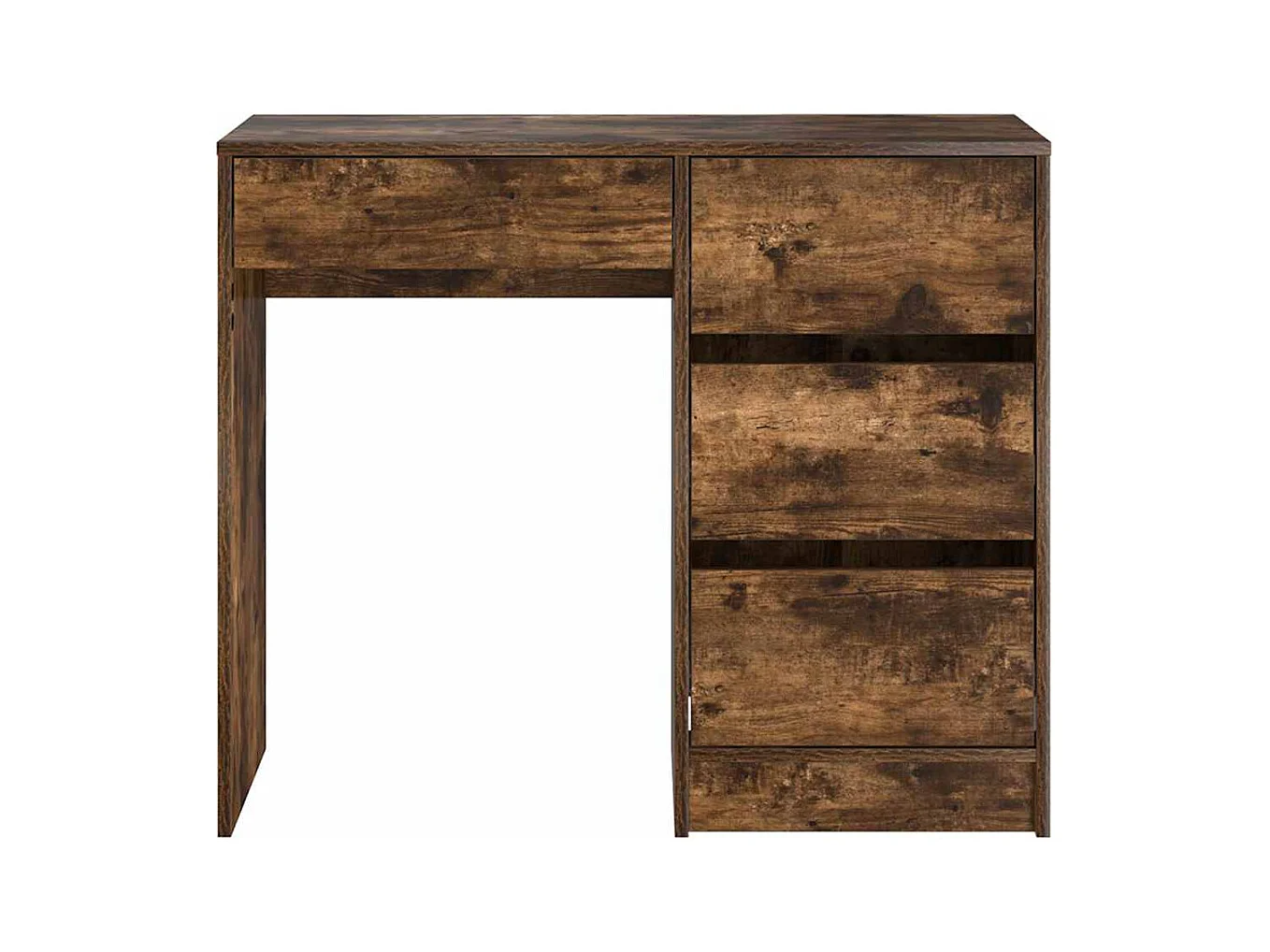 Bureau Chêne fumé 90 x 37,5 x 75 cm Bois d'ingénierie