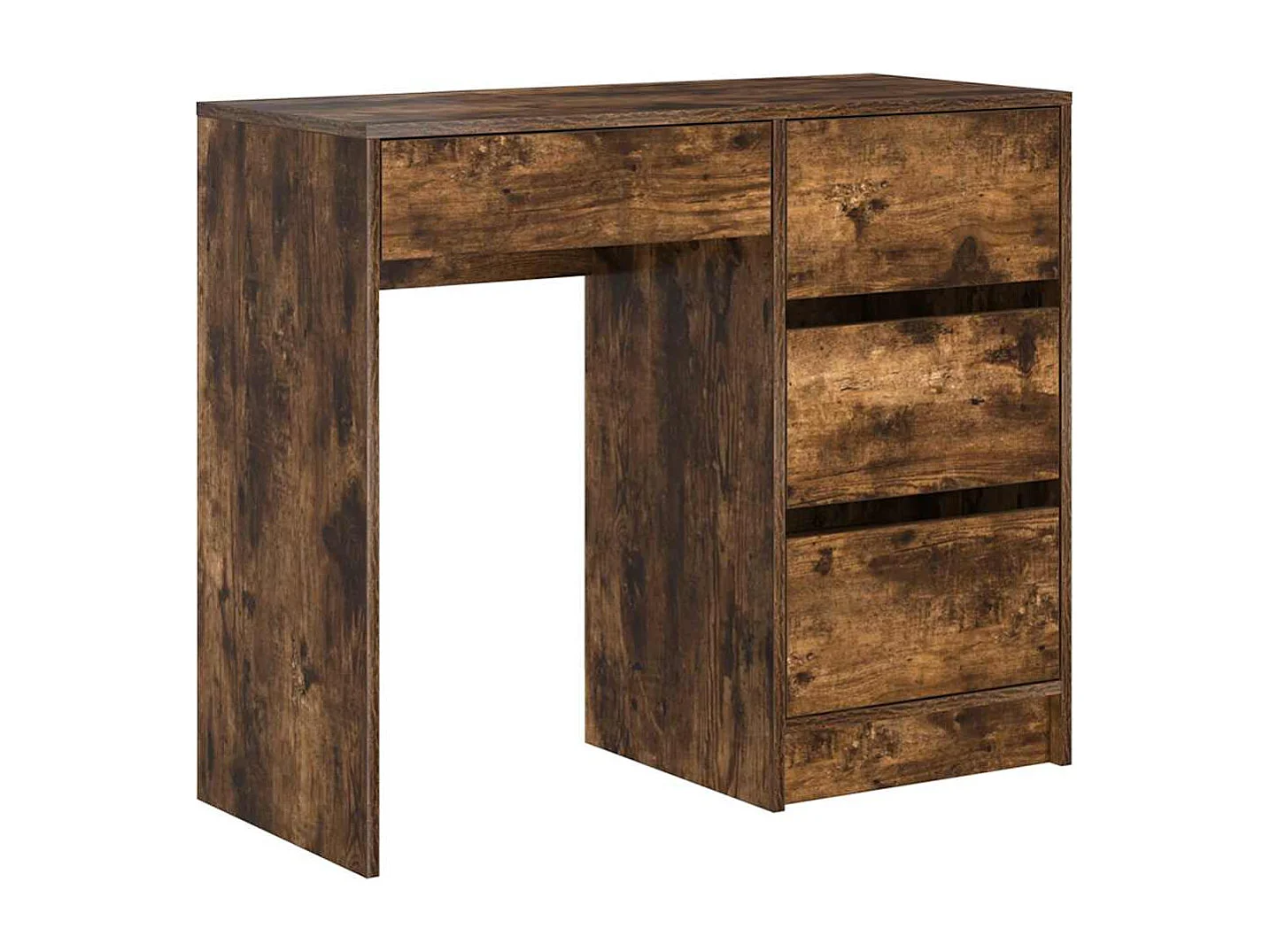 Bureau Chêne fumé 90 x 37,5 x 75 cm Bois d'ingénierie