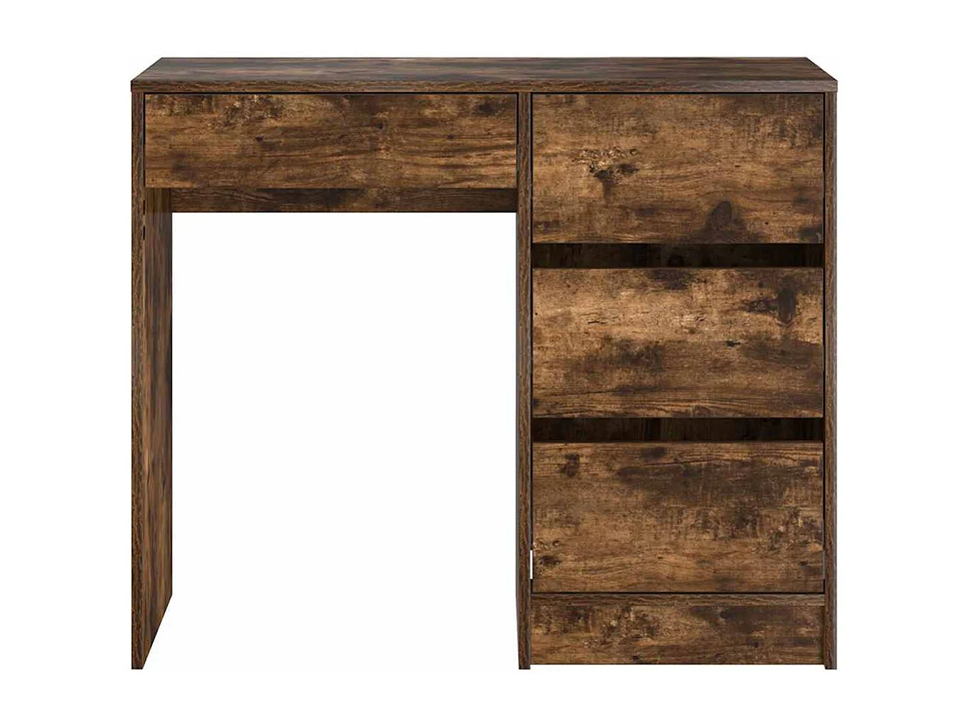 Bureau Chêne fumé 90 x 37,5 x 75 cm Bois d'ingénierie