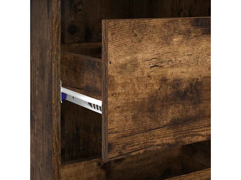 Bureau Chêne fumé 90 x 37,5 x 75 cm Bois d'ingénierie