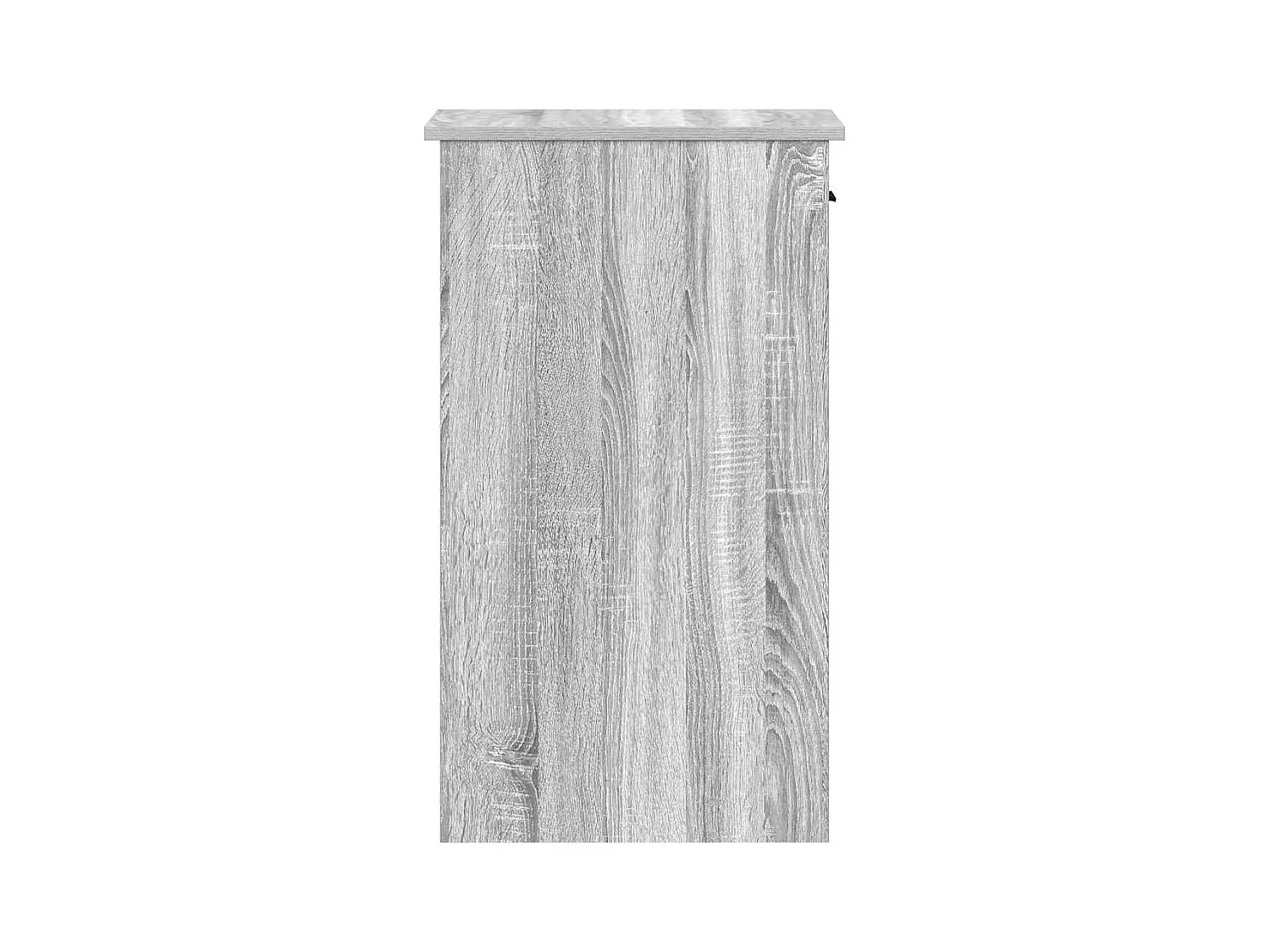 Support de tour d'ordinateur et tiroir sonoma gris 35x45x77 cm