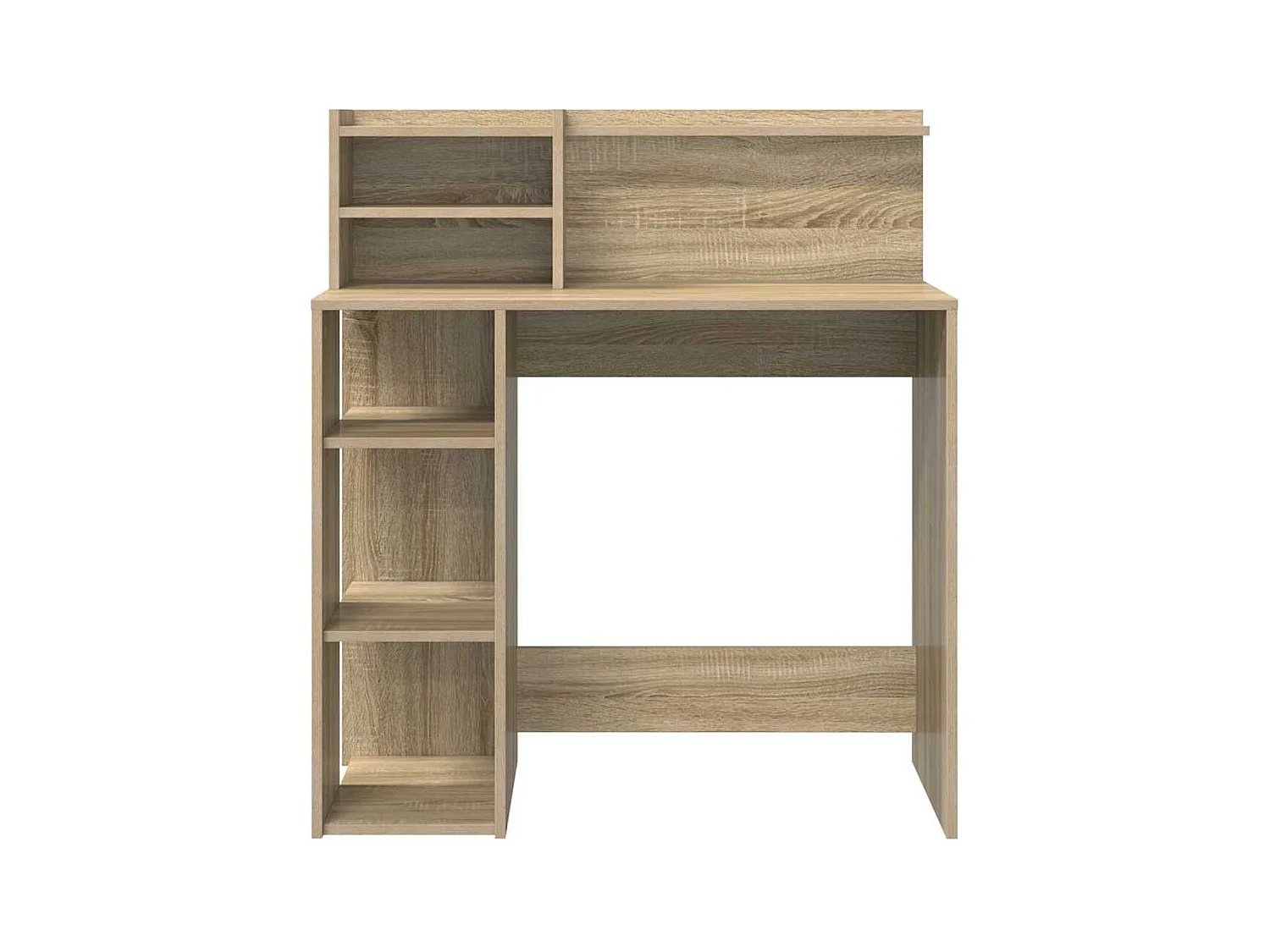 Bureau avec rangement Chêne sonoma 90 x 48 x 101,5 cm