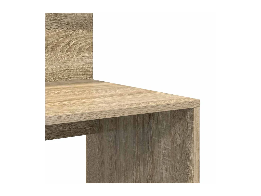 Bureau avec rangement Chêne sonoma 90 x 48 x 101,5 cm