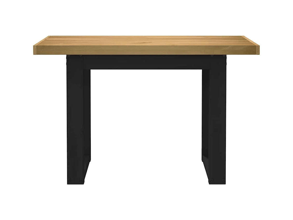 Bureau NOAIN pieds en forme de U 120x50x75 cm bois massif pin