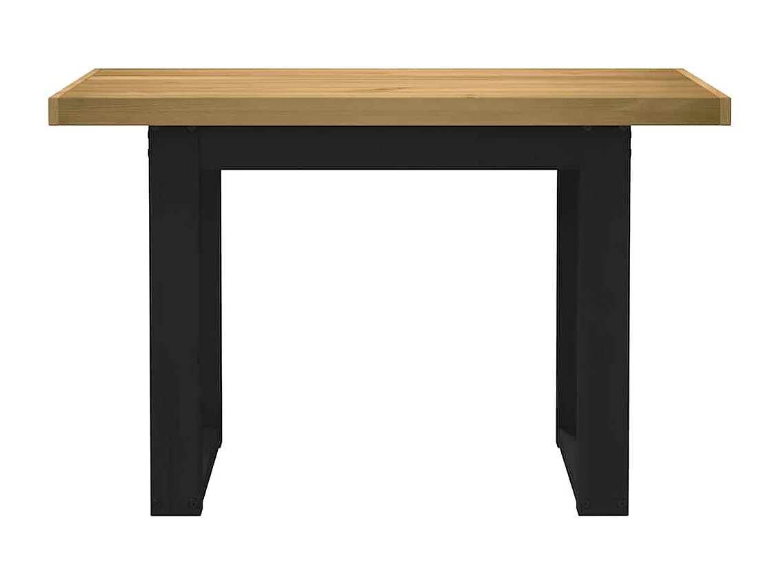 Bureau NOAIN pieds en forme de U 120x50x75 cm bois massif pin