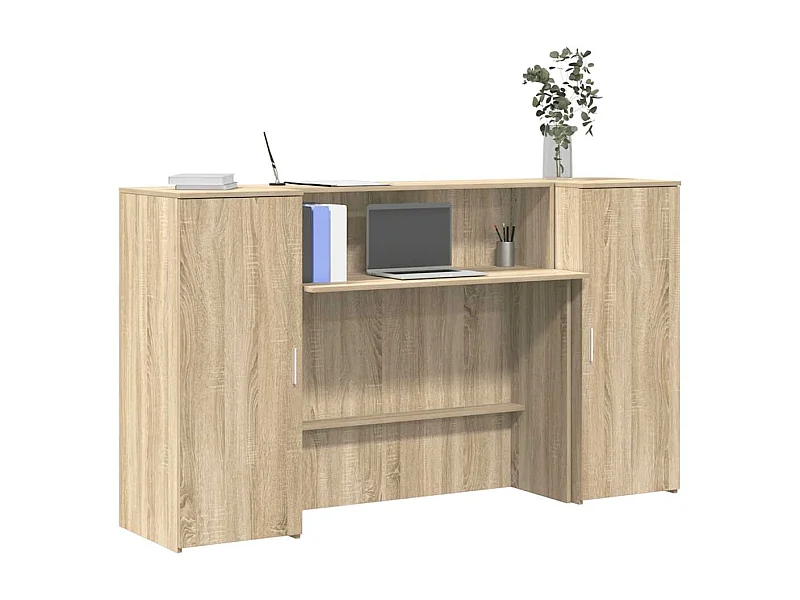 Mostrador de recepción roble sonoma 180x50x103,5 cm