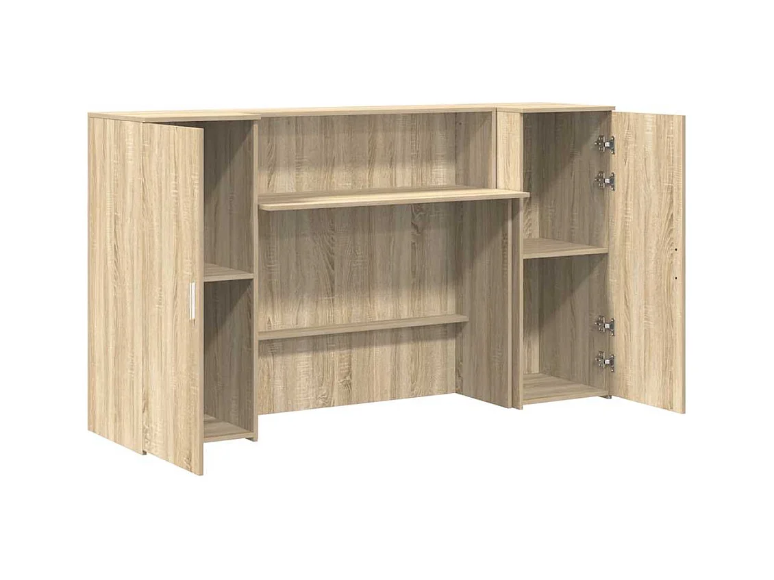 Mostrador de recepción roble sonoma 180x50x103,5 cm