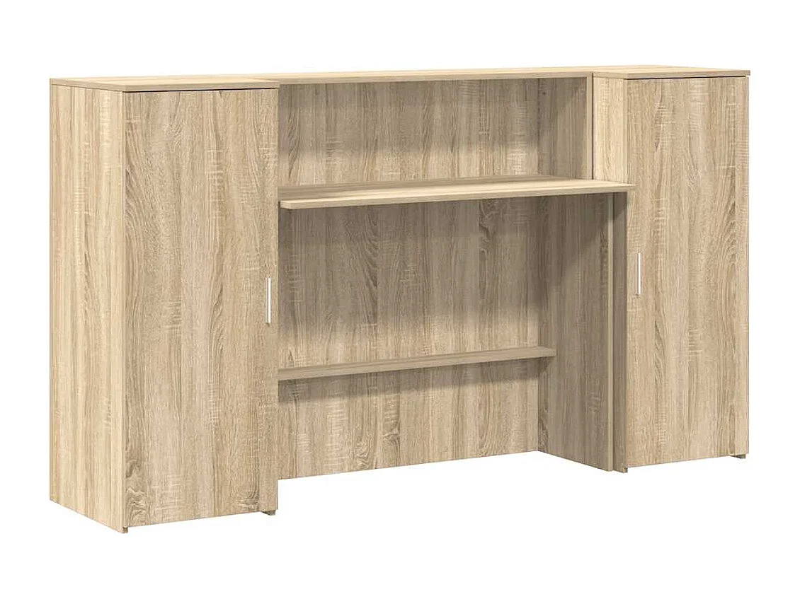 Mostrador de recepción roble sonoma 180x50x103,5 cm