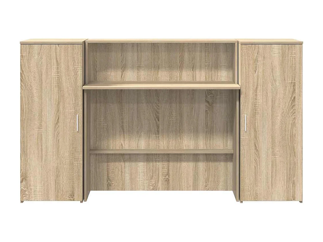 Mostrador de recepción roble sonoma 180x50x103,5 cm