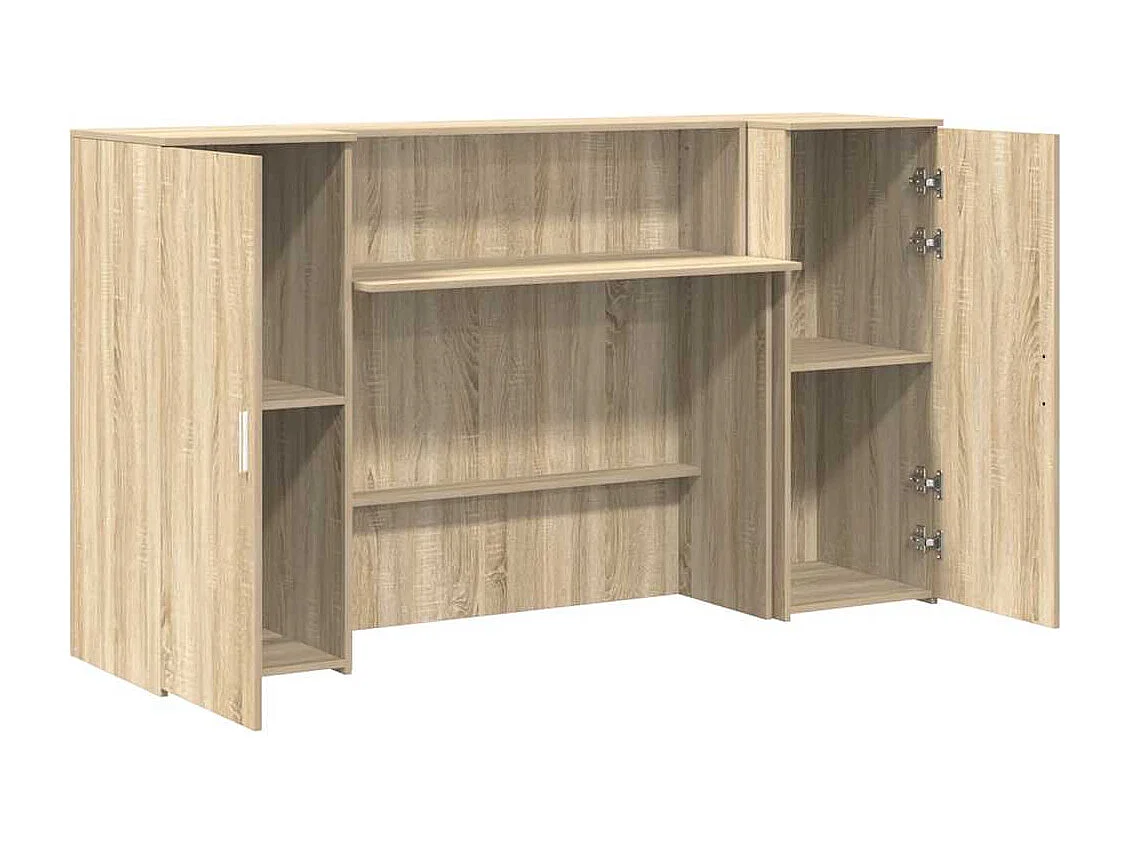 Mostrador de recepción roble sonoma 180x50x103,5 cm