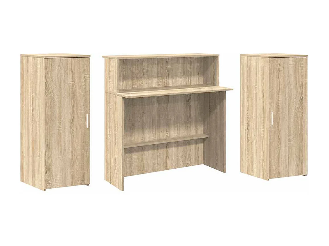 Mostrador de recepción roble sonoma 180x50x103,5 cm