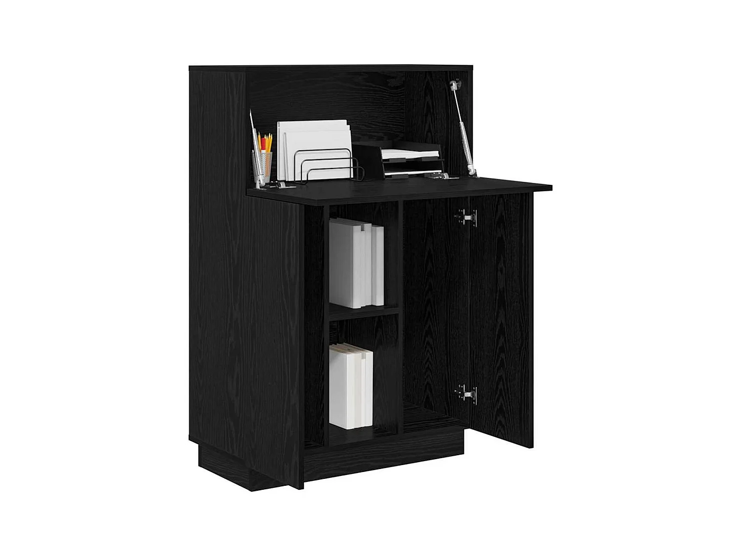 Bureau Chêne noir 71,5 x 31,5 x 106,5 cm Bois d'ingénierie