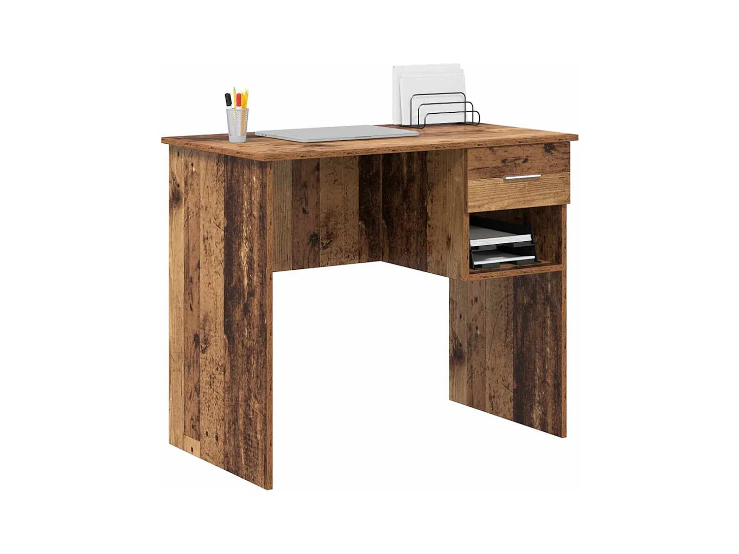 Bureau Bois ancien 90 x 49.5 x 75 cm Bois d'ingénierie