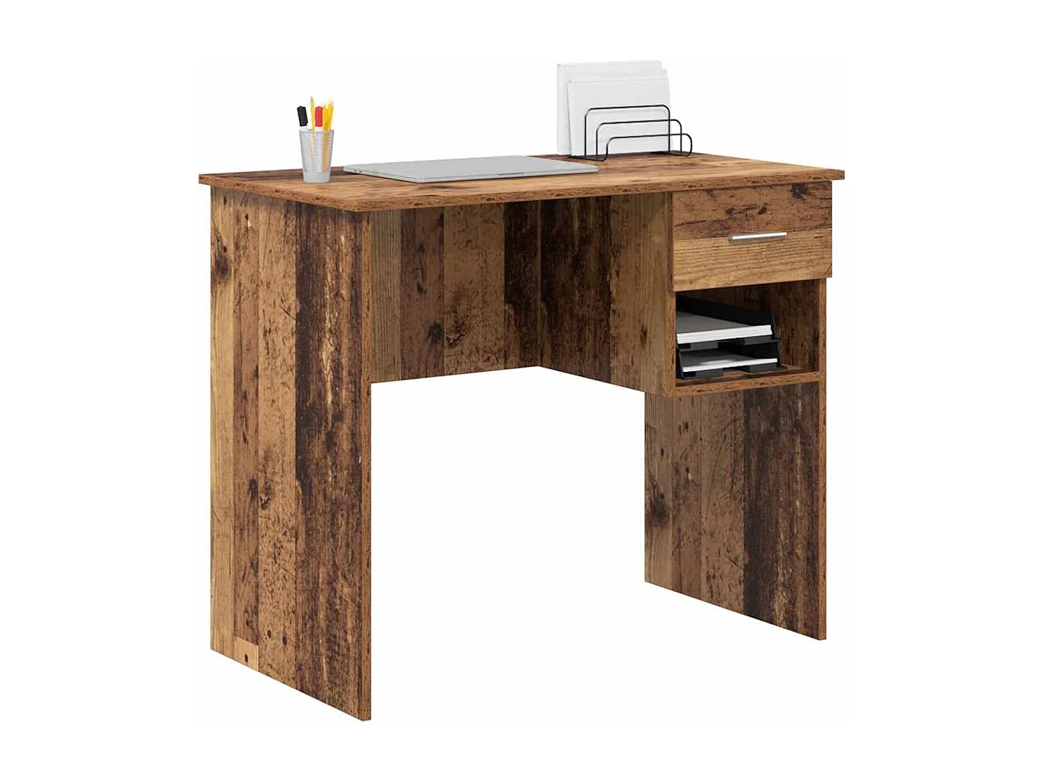 Bureau Bois ancien 90 x 49.5 x 75 cm Bois d'ingénierie