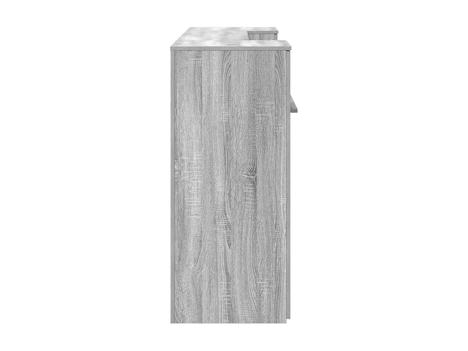 Bureau de réception sonoma gris 200x50x103,5 cm bois ingénierie