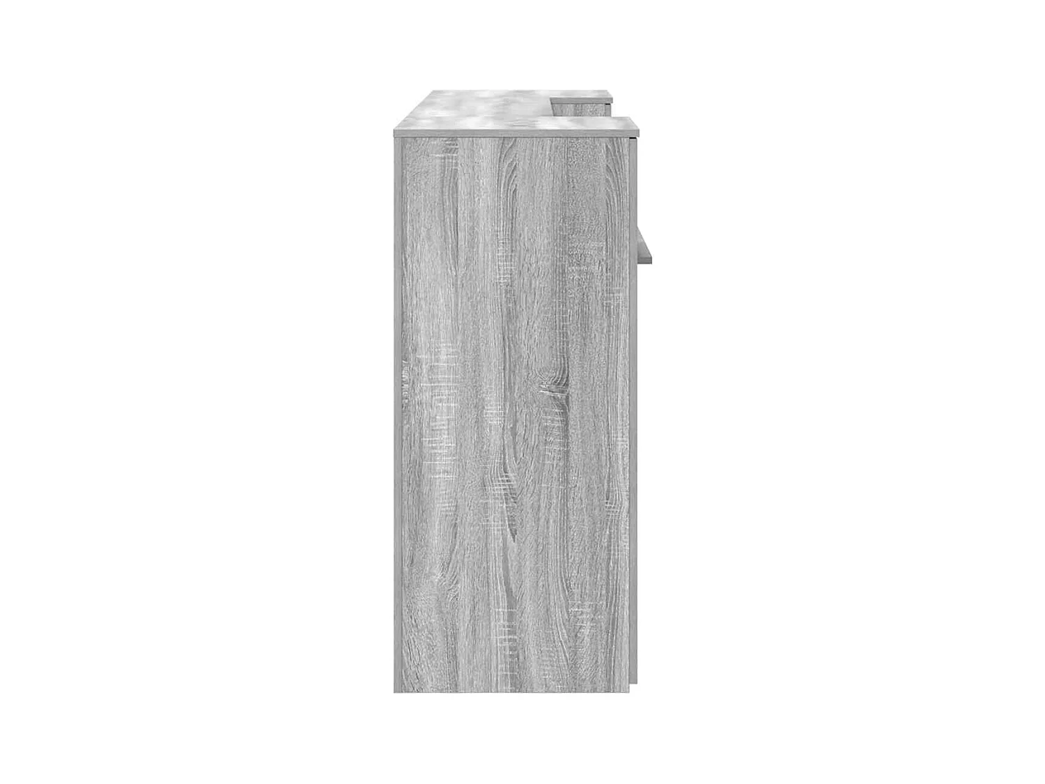 Bureau de réception sonoma gris 200x50x103,5 cm bois ingénierie
