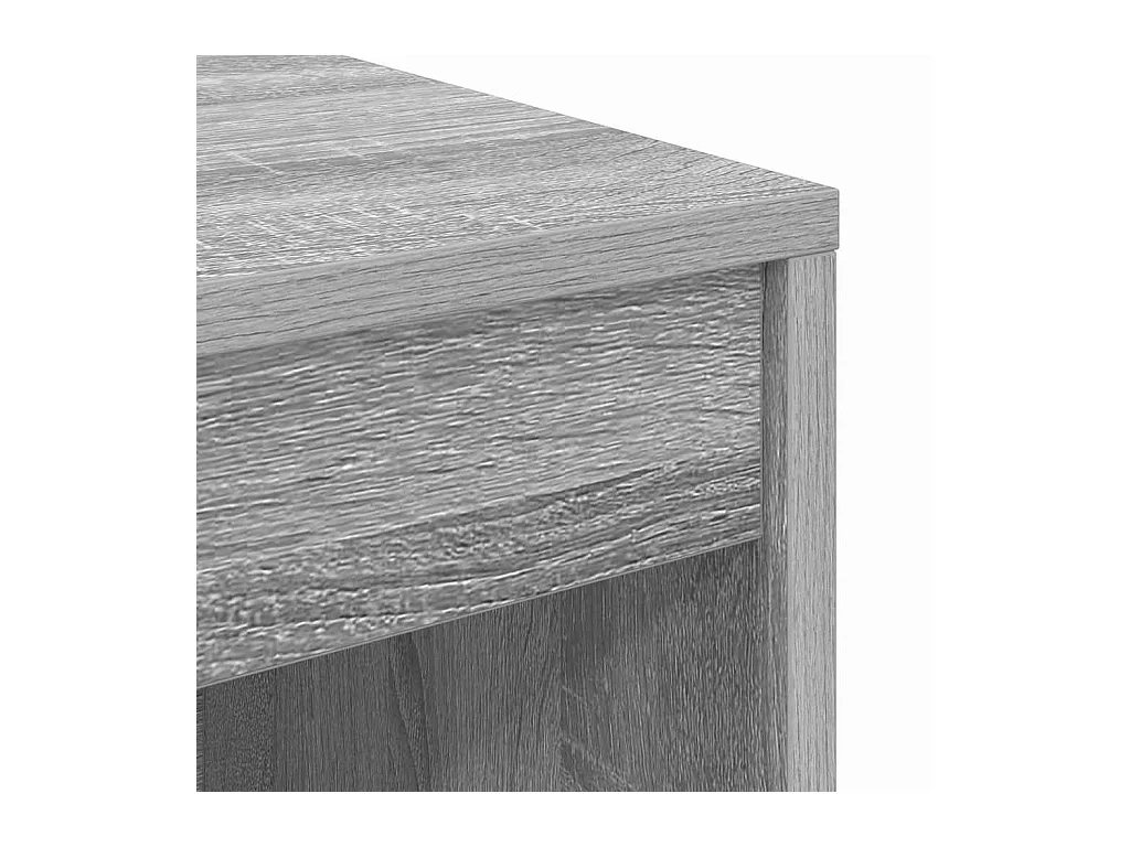 Bureau Sonoma gris 70 x 40 x 76 cm Bois d'ingénierie