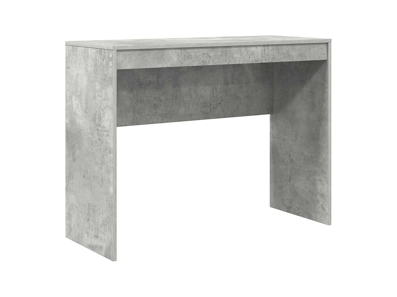 Bureau Gris béton 100 x 40 x 76 cm Bois d'ingénierie
