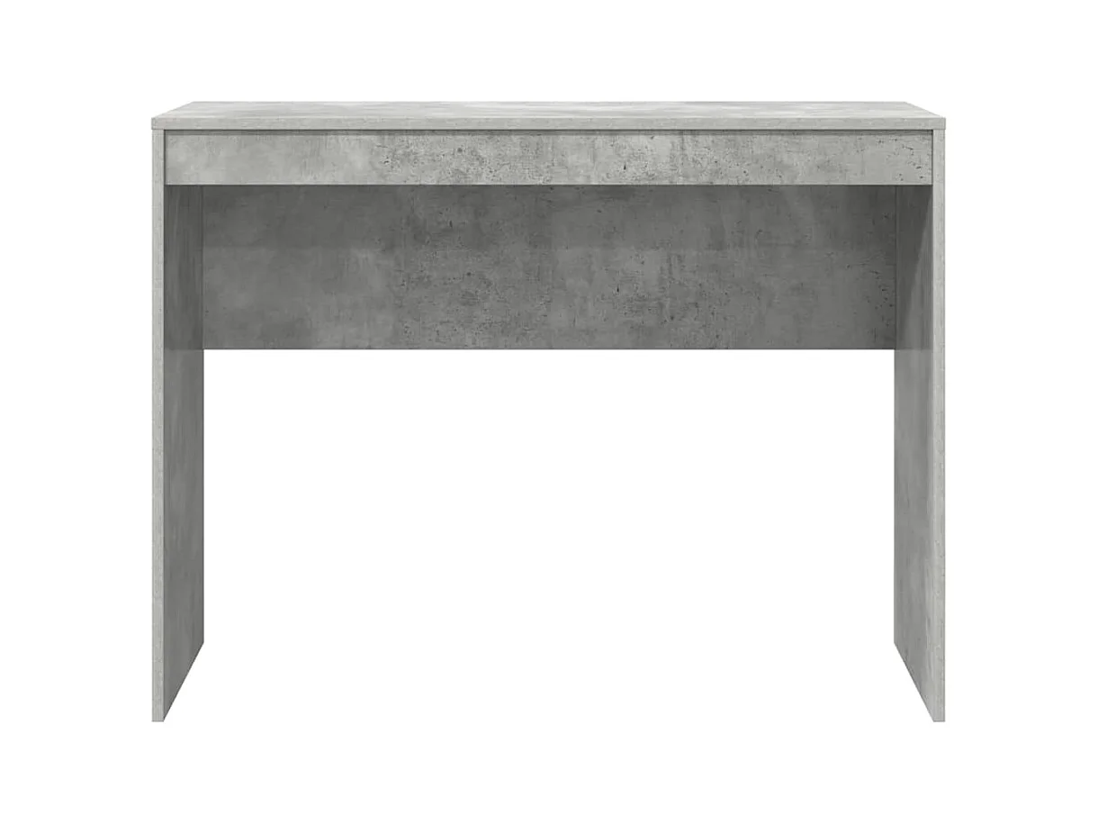 Bureau Gris béton 100 x 40 x 76 cm Bois d'ingénierie