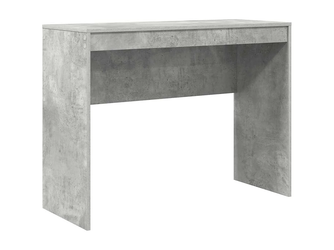 Bureau Gris béton 100 x 40 x 76 cm Bois d'ingénierie