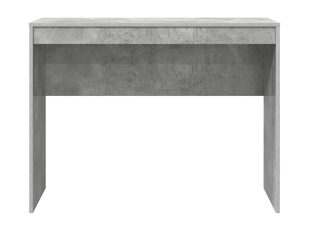 Bureau Gris béton 100 x 40 x 76 cm Bois d'ingénierie
