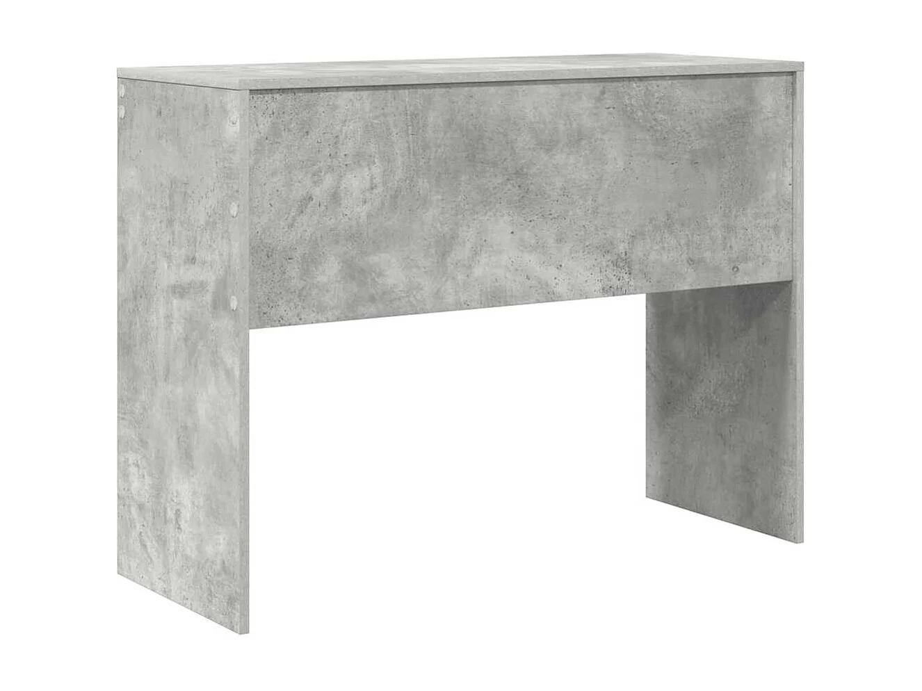 Bureau Gris béton 100 x 40 x 76 cm Bois d'ingénierie