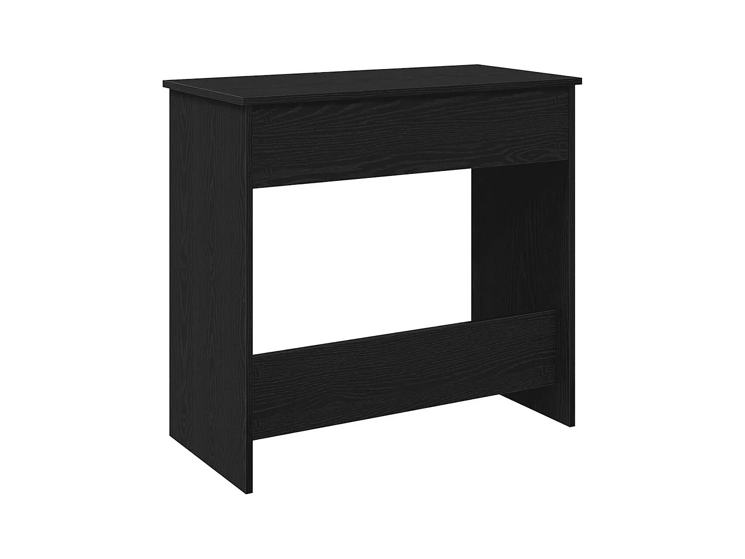 Bureau Noir 80x40x75 cm Aggloméré