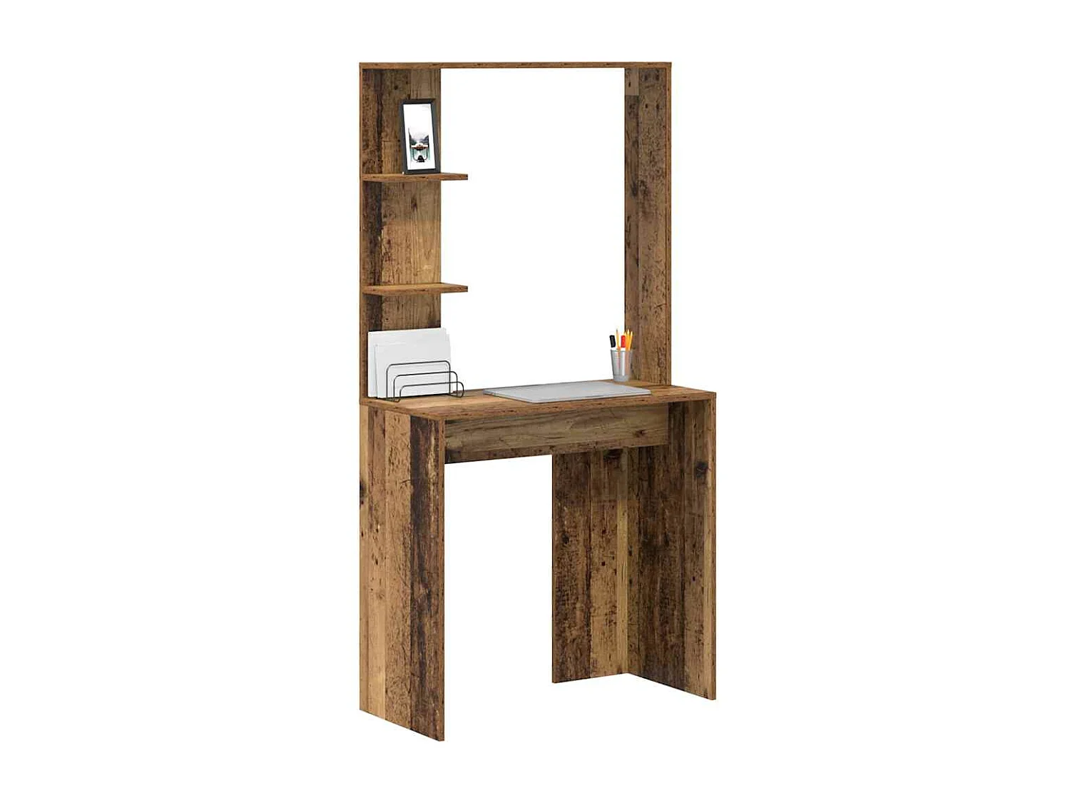 Bureau Bois ancien 78.5 x 37 x 154.5 cm Bois d'ingénierie