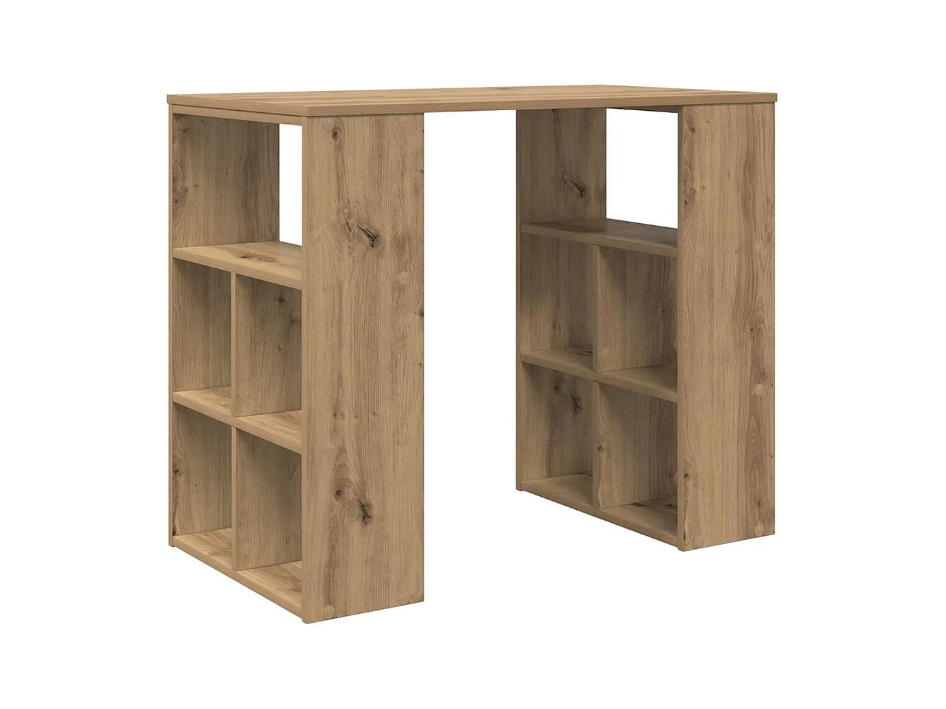 Bureau chêne artisanal 90 x 50 x 75 cm Bois d'ingénierie