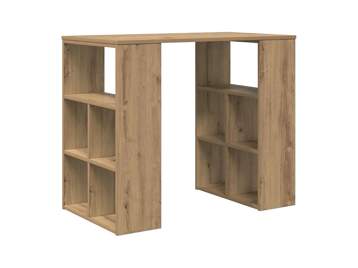 Bureau chêne artisanal 90 x 50 x 75 cm Bois d'ingénierie