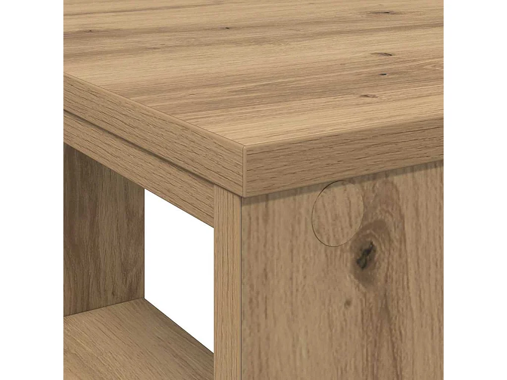 Bureau chêne artisanal 90 x 50 x 75 cm Bois d'ingénierie