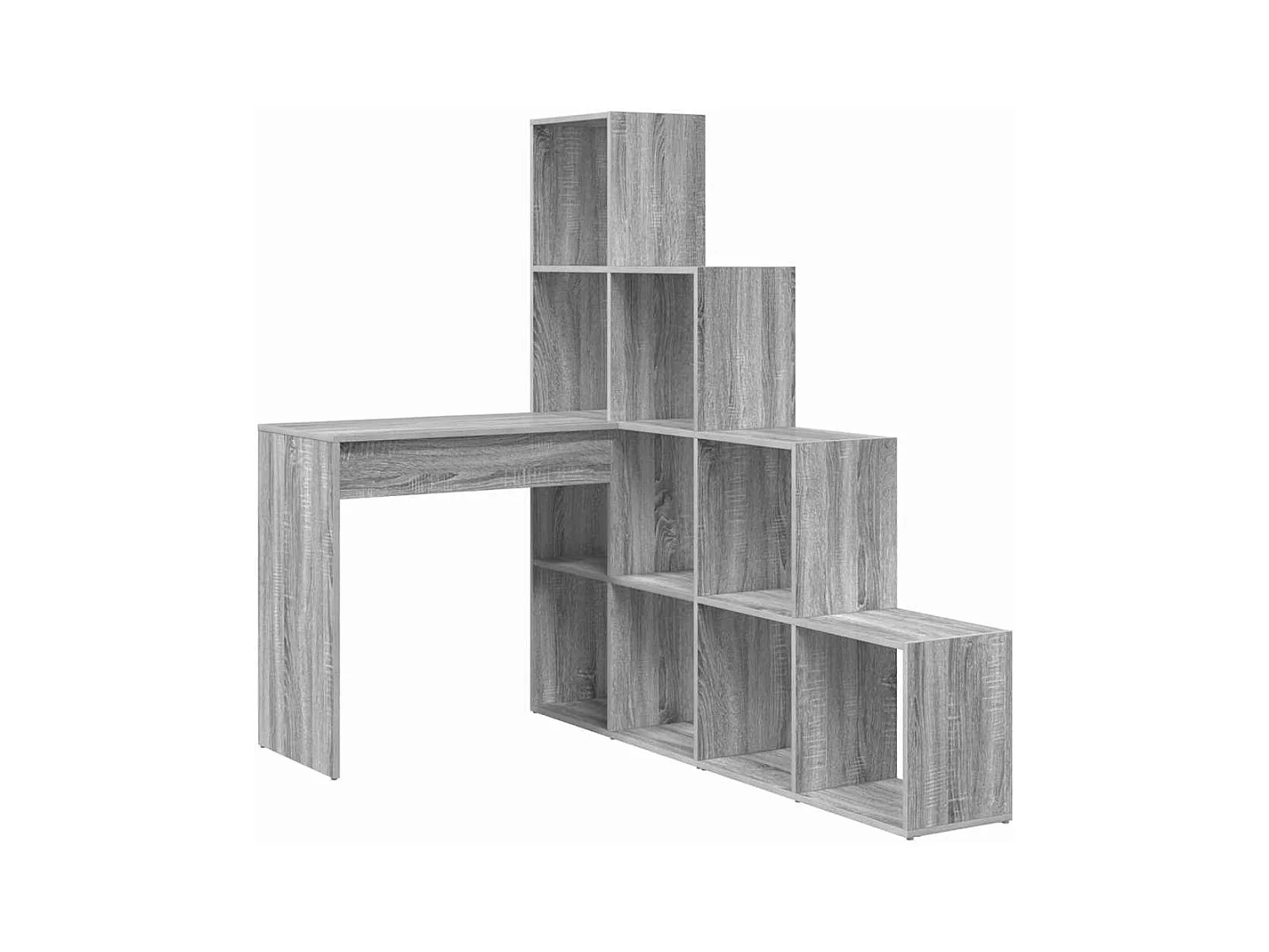 Bureau d'angle Sonoma gris 101.5 x 149.5 x 149.5 cm