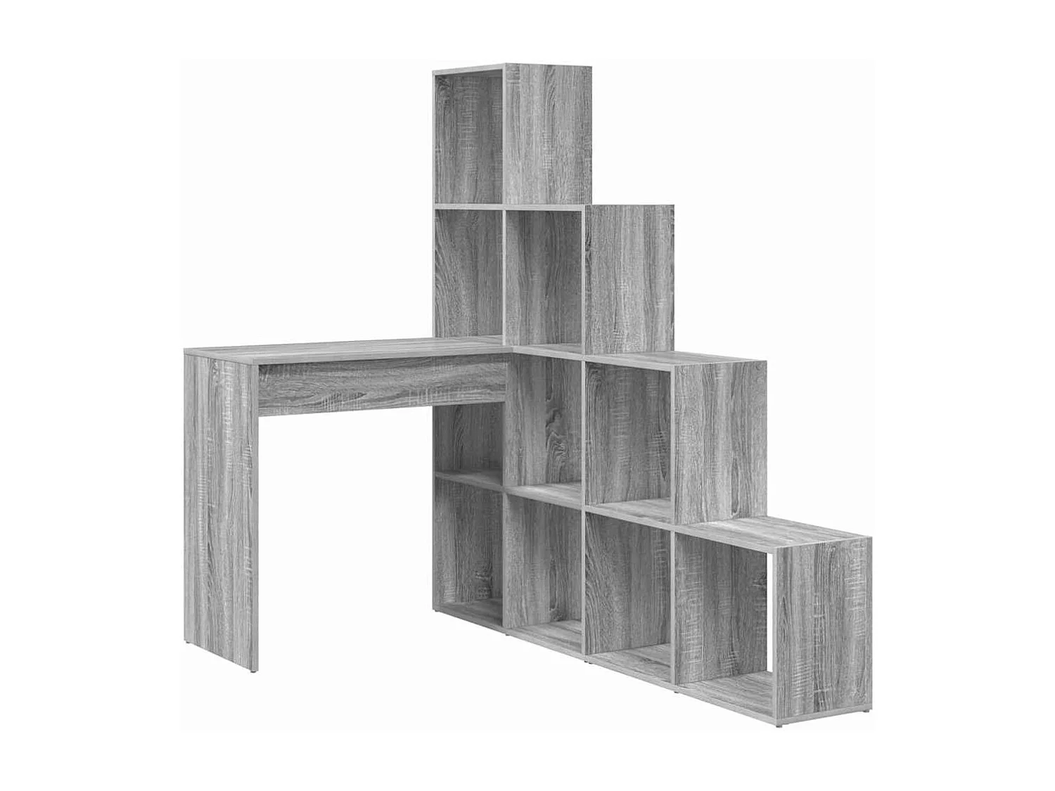 Bureau d'angle Sonoma gris 101.5 x 149.5 x 149.5 cm