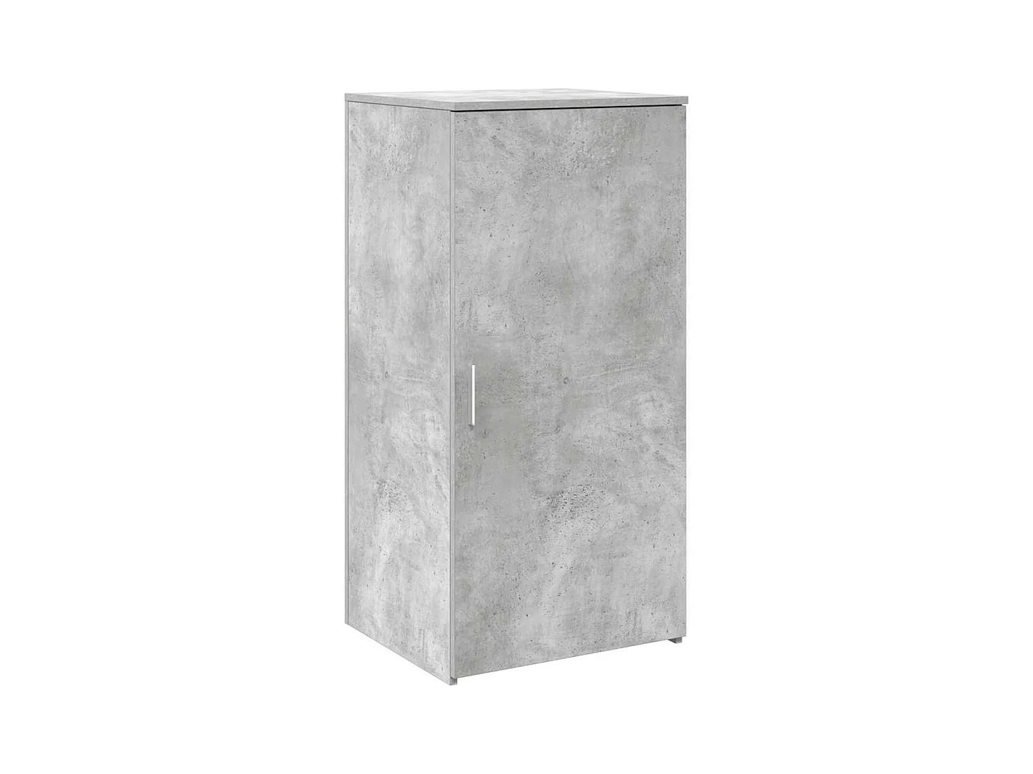 Bureau de réception gris béton 200x50x103,5cm bois d'ingénierie