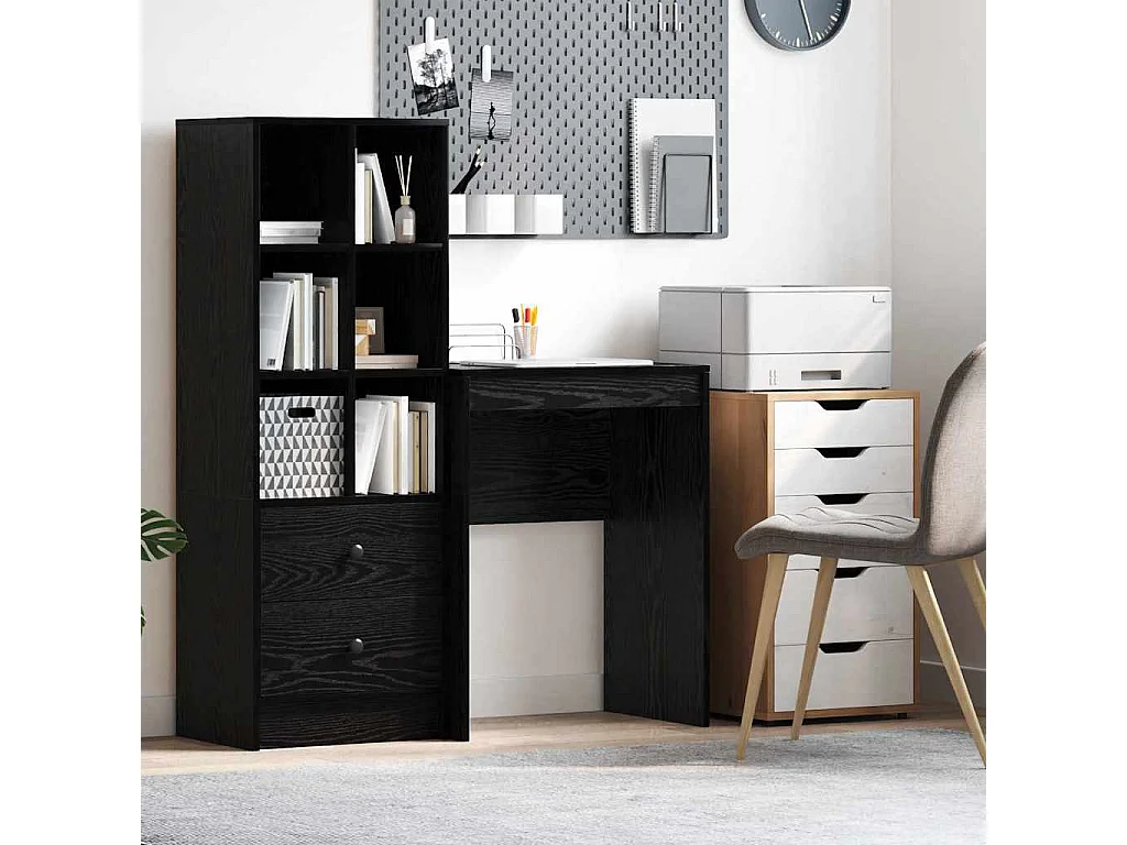 Bureau Autre Chêne noir 60 x 40 x 76 cm Bois d'ingénierie
